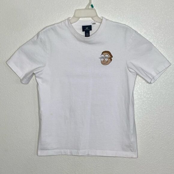 H&M Cartoon Network Men’s Rick & Morty White T Shirt Size XS - Picture 1 of 4